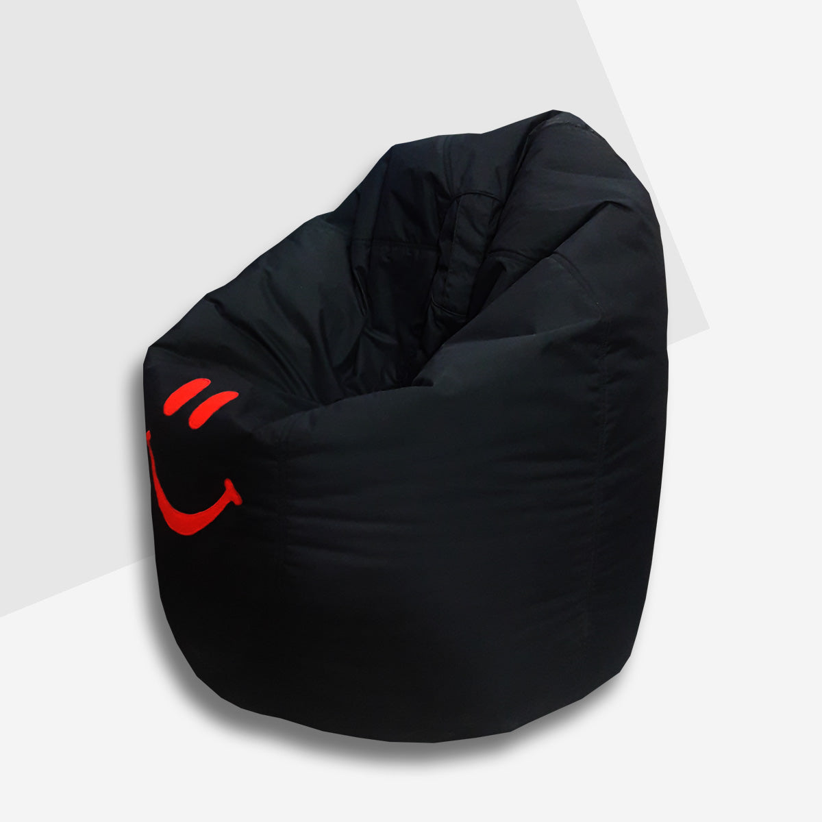 Smiley Bean Bag - Black