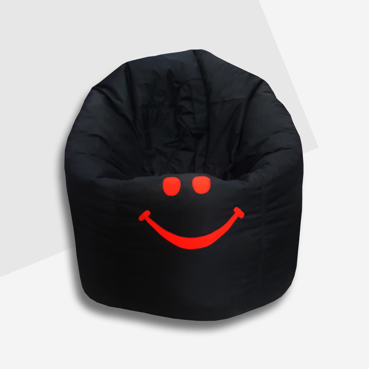 Smiley Bean Bag - Black