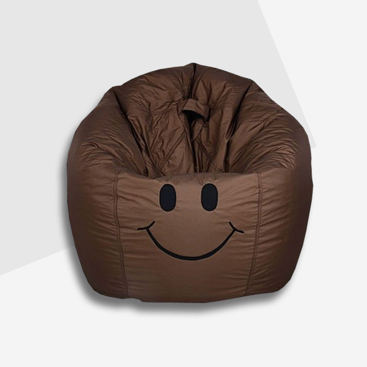Smiley Bean Bag - Brown